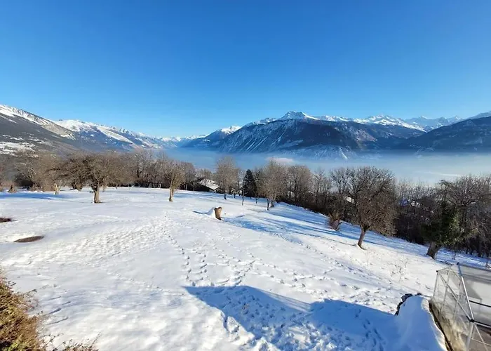 Willa 4bdr Alpine With Game And Sunny Terrace Crans-Montana