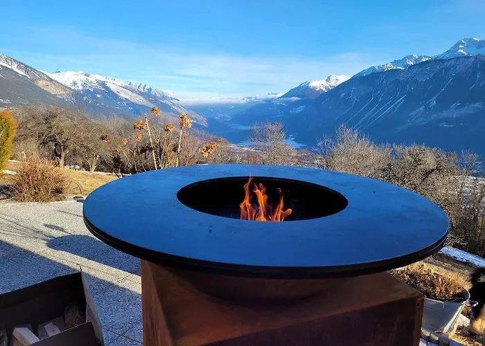 4bdr Alpine With Game And Sunny Terrace Willa Crans-Montana