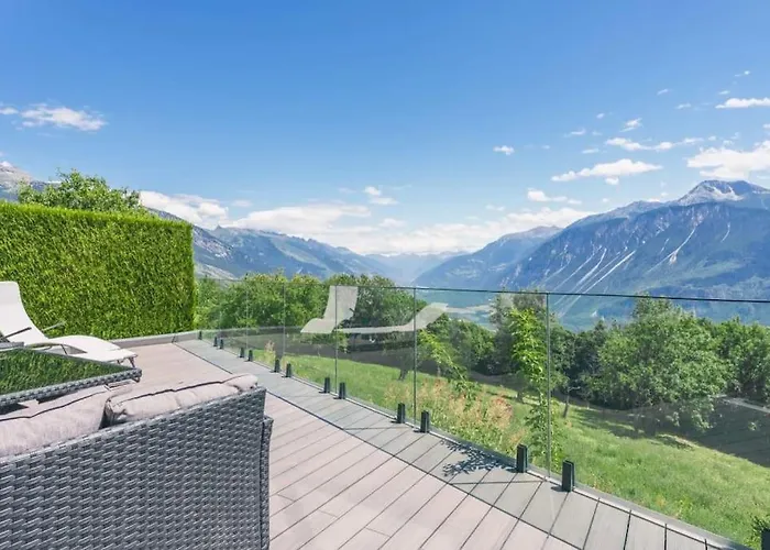 4bdr Alpine With Game And Sunny Terrace Crans-Montana