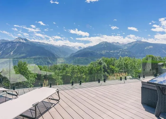 4bdr Alpine With Game And Sunny Terrace Crans-Montana